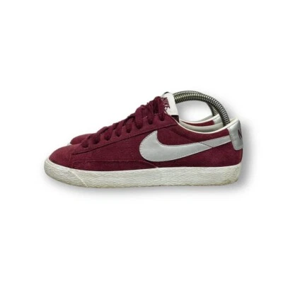 £24.99 • Buy Womens Nike Blazer Suede Burgundy & Silver Trainers Size UK 5