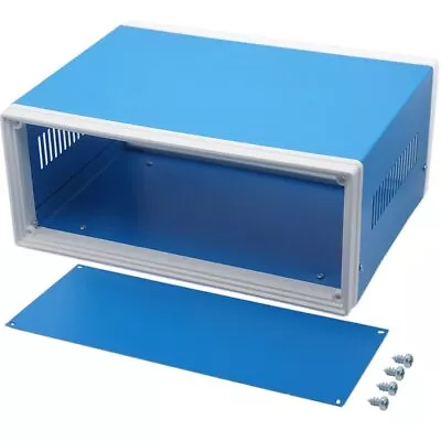 Electronic Enclosures Metal Enclosure Project Junction Case DIY Box 9.8x7.5x4.3  • $30.17