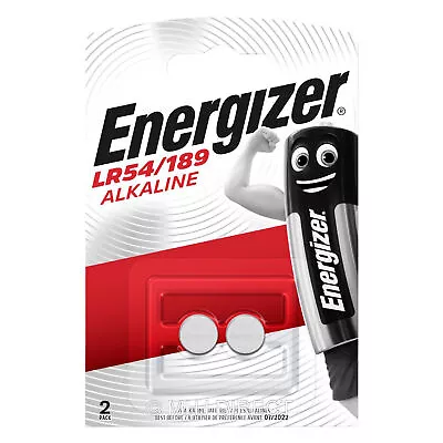 Energizer LR54 189 LR1130 AG10 389 390 Batteries [Pack Of 2] Use By 2026 • £1.98