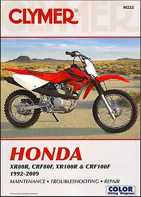 Honda XR80R CRF80F XR100R CRF100F Repair Manual 1992-2009 • $45.05