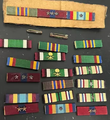 Lot Of Vintage U.s. Military Service Ribbon Bars Pins • $5.50