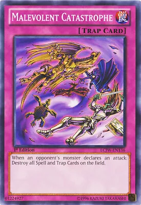 Yugioh! Malevolent Catastrophe - LCJW-EN136 - Common - 1st Edition Near Mint En • $0.99