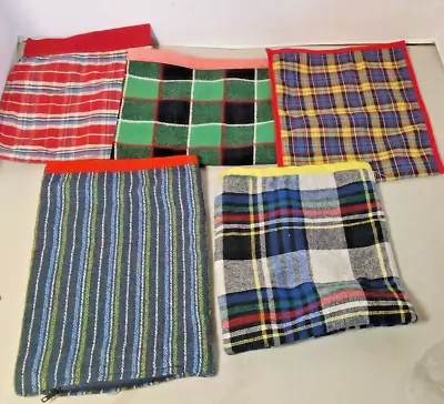 Lot Of (5) Vintage Egg Bags. PLAIDORAMA! • $19.95