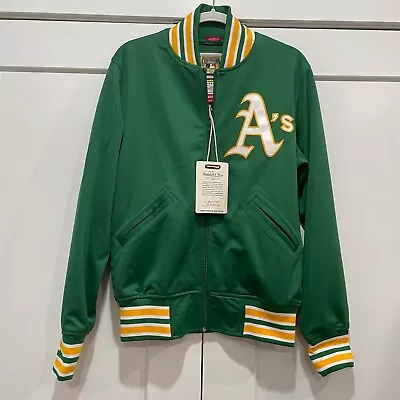 Oakland Athletics Mitchell & Ness 1991 Bullpen Jacket Medium (40) • $100