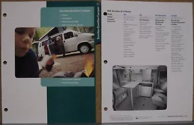 2001 VW EuroVan Camper Dealer Brochure • $16