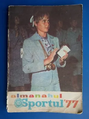 Romania Nadia Comaneci  1977  Sport  Magazine Medal Ceausescu • $38