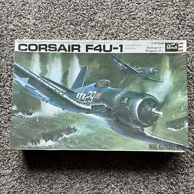 REVELL | CORSAIR F4U-1 | 1:32 SCALE MODEL KIT | H-278 | 1979 New Old Stock NEW • $16.95