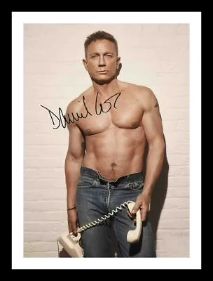 Daniel Craig Autograph Signed & Framed Photo • £19.99