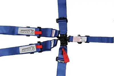 SFI Date 2024 Blue 5 Point 3  Wide Safety Race Harness Seat Belt Kit SFI 16.1 • $69.99