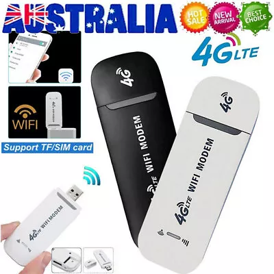 4G LTE Wireless Router Modem Unlocked USB Dongle Mobile Broadband WIFi SIM Card • $20.89