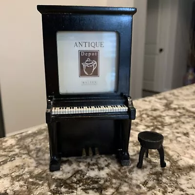 Piano Keyboard With Stool Miniature Antique Depot Malden Brand Picture Frame • $19