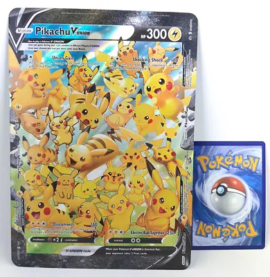 $4.50 • Buy Pokemon TCG - Pikachu V Union SWSH139-142 JUMBO Oversize Promo Card M/NM