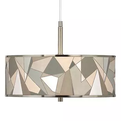 Modern Mosaic I Giclee Glow 16  Wide Pendant Light • $229.99