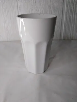 IKEA Pokal RARE White Milkshake Tumbler 12011 Ceramic RETIRED 16oz Smoothie  • $26.88