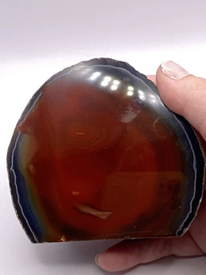 £16 • Buy Agate Crystal Slab/ Bookend/ Geode Polished