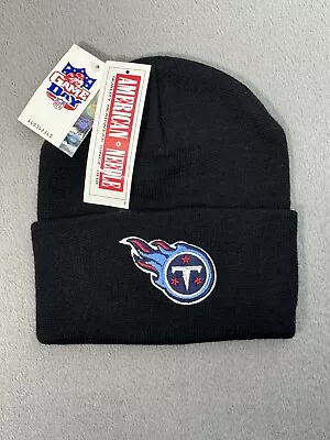 Tennessee Titans NFL American Needle Vtg Cuff Winter Beanie Sports Hat Ski Cap • $18.95