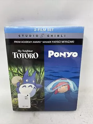 My Neighbor Totoro / Ponyo - Double Feature Blu-Ray • $18.49