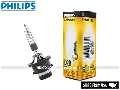 Philips OEM D2R 4300K HID Xenon Headlight Replacement Lamp Bulb 85126 Pack Of 1 • $42.99