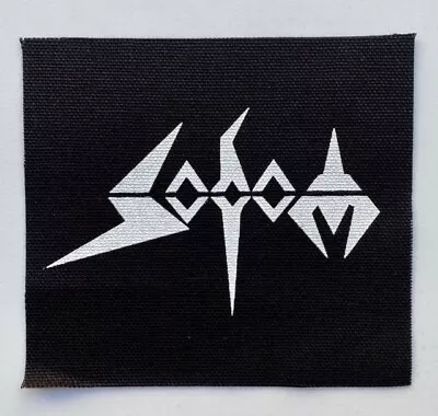 Sodom Cloth Patch Sew On Badge Metal Rock Approx 4  X 4.5  (CP310) • $3.79