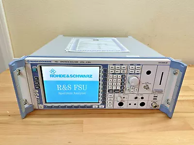 $10000 • Buy Rohde & Schwarz FSU8  20 Hz - 8 GHz Spectrum Analyzer  B25 Pre Amp - Calibrated