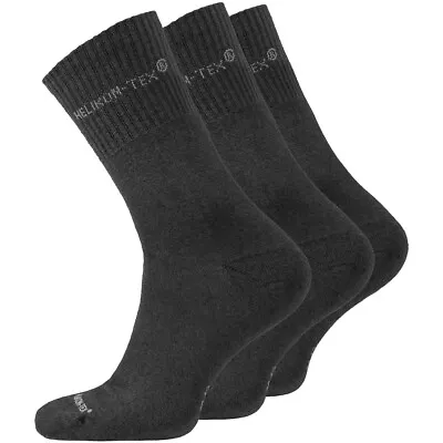Helikon 3-Pack All Round Socks 3 Pairs Trekking Gym Walking Mens Hiking Black • £15.95
