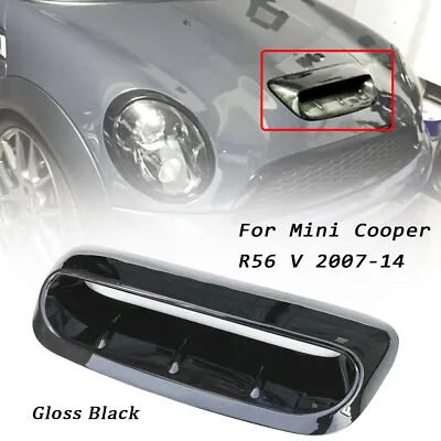 $63.99 • Buy Air Hood Scoop Intake Bonnet Vent For Mini Cooper S R56 V 2007-2014 Vivid Black