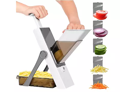 Safe Mandoline Slicer For Kitchen 5 In 1 Mandoline Food Slicer • $34