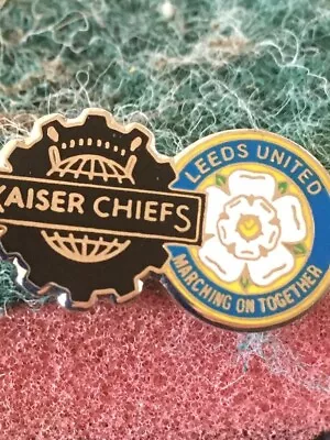 Leeds United/Kaiser Chiefs Badge • £4