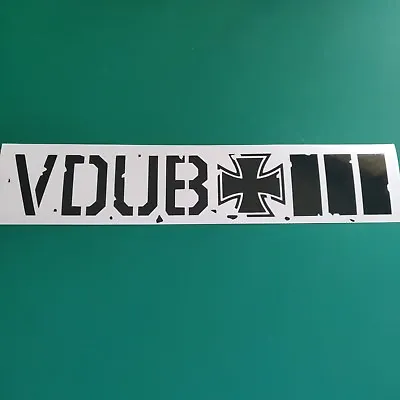 Vdub Logo #2 - Car/Van/Camper Decal Sticker High Quality Vinyl • $4.97