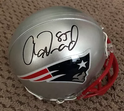 Aaron Hernandez Signed Patriots Mini Helmet Football Autograph Jsa Full Loa Auto • $1274.99