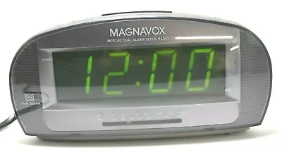 Magnavox MCR140 Dual Alarm Clock Radio AM/FM  # MCR140/17 Large Display • $7.99