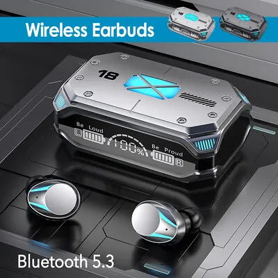 $26.99 • Buy Wireless TWS Bluetooth Earbuds LED Noise Cancelling Sports Earphones Waterproof