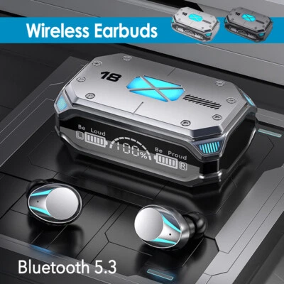 $26.99 • Buy Wireless TWS Bluetooth Earbuds LED Noise Cancelling Sports Earphones Waterproof