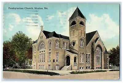 1920 Presbyterian Church Chapel Cathedral Exterior Mexico Missouri MO Postcard • $9.98