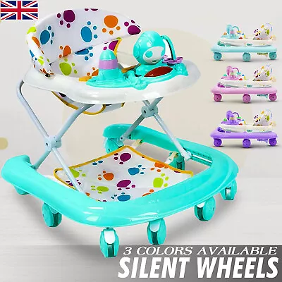 Baby Walker Bouncer First Steps Push Along Activity Music Ride On Car Melody UK • £35.99