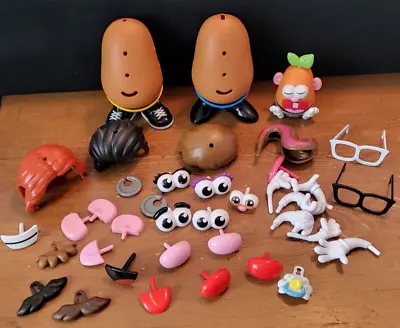 Mr & Mrs Potato Head Lot Of 40 Pieces ~ Includes Baby And Accessories • $16.85