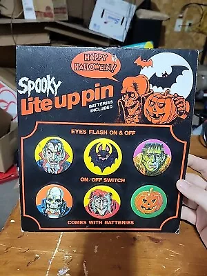 Vintage Halloween Spooky Lite Up Light Up Pins Store Display SUPER RARE WORKS • $149.99