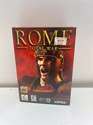 Rome Total War Small Box 3 Discs With Map Book Excellent Condition PC • $39.95