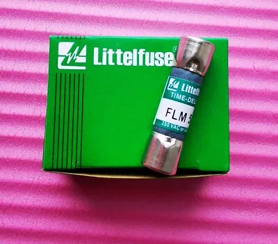 ORIGINAL Littelfuse FLM-7 ( FLM 7A ) 7 Amp 250Vac Time Delay Fuse • $3.10