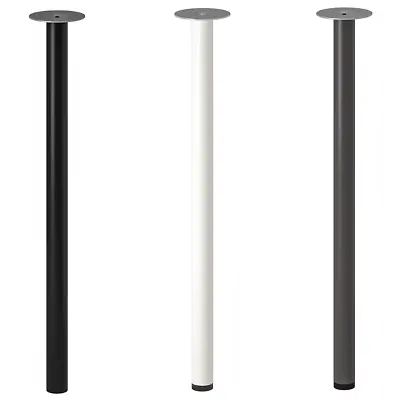 IKEA Kitchen Breakfast Bar Table Tops Worktop Desks Support Leg Only Steel 70cm • £11.82