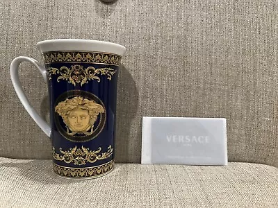 VERSACE BY ROSENTHAL MEDUSA BLUE COFFEE CUP NIB. Never Used • $111