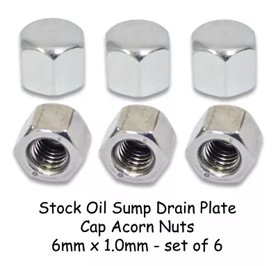 Vw Type 1 3 Aluminum Oil Drain Plate Nuts Bug Bus Ghia Dune Buggy Super Beetle • $10