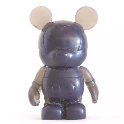 Disney Parks Clear Series Black Vinylmation 3  Figure • $12.95