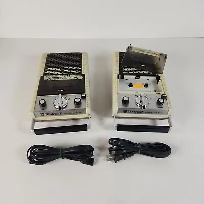 Lot Of 2 Scarce Vintage Tempest Cassette Tape Player ** MUST READ** - For Repair • $29.78