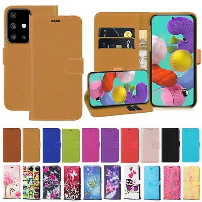 Case For Samsung Galaxy A10 A20E A40 A51 A71 S20 S20+ Leather Wallet Phone Cover • £3.99