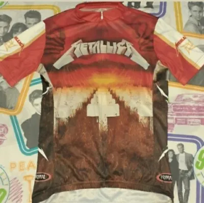 2006 Metallica Vintage Primal Bicycle Bike Jersey Shirt Pantera Slayer Nirvana  • $399.99