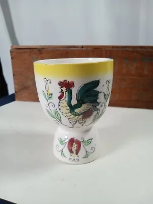 Vintage Ceramic Double Egg Cup. Rooster Chicken Collectibles  • $7