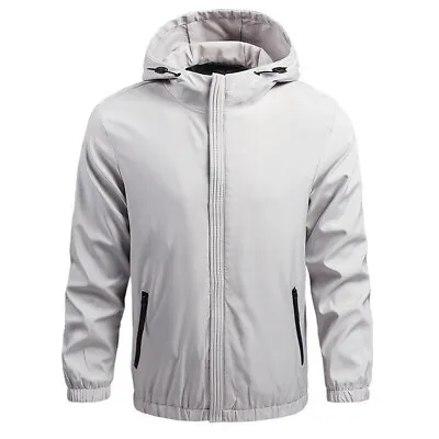 Mens Waterproof Soft Shell Jacket Tactical Hoodie Winter Warm Military Coats Top • $24.63