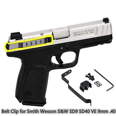 IWB/OWB Belt Clip For Smith Wesson S&W SD9 SD40 VE 9mm .40 Conceal Carry Holster • $18.99