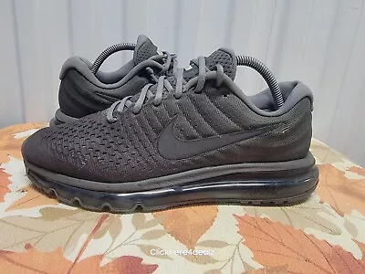 Nike Air Max 2017 Cool Grey Anthracite Black Men's Running Shoes Size 8.5 • $49.97